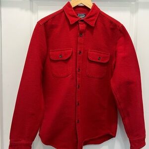 J. Crew Men’s Red Chamois Work Shirt